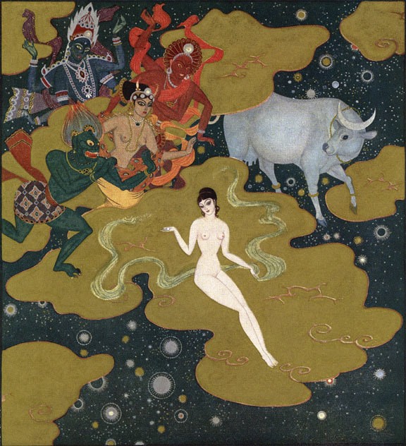 The Pearl of the Cloud, from The Kingdom of the Pearl by Edmund Dulac