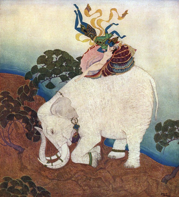 The Pearl of the Elephant, from The Kingdom of the Pearl by Edmund Dulac