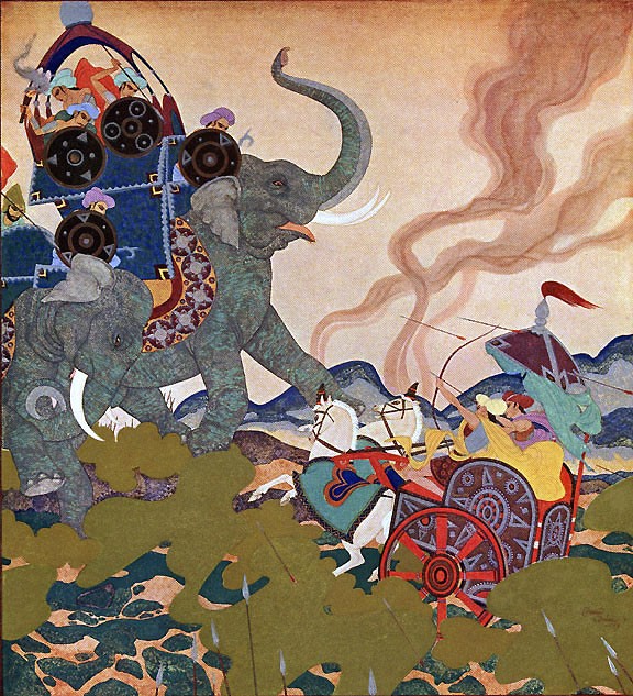 The Pearl of the Warrior, from The Kingdom of the Pearl by Edmund Dulac