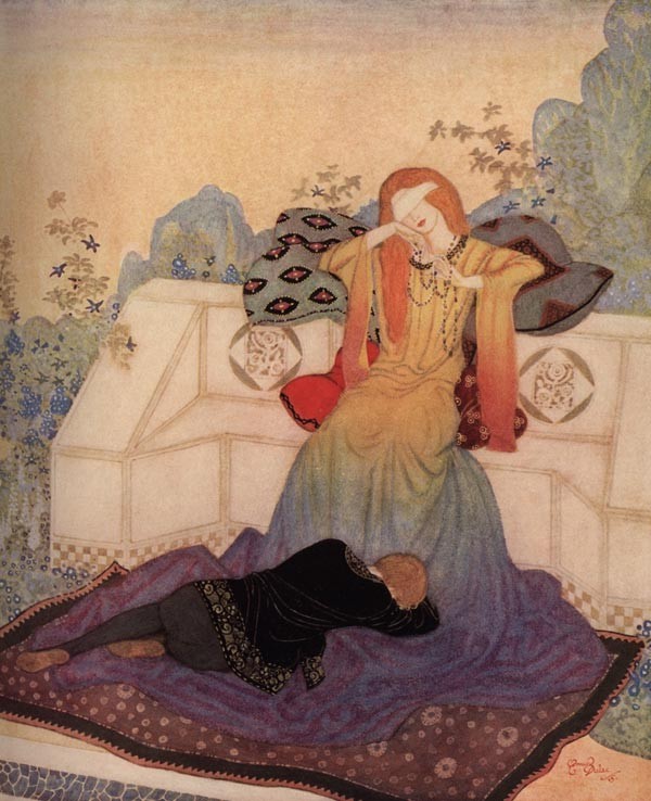 The Woman He Could Not Leave (Stealers of Light by the Queen of Romania) by Edmund Dulac