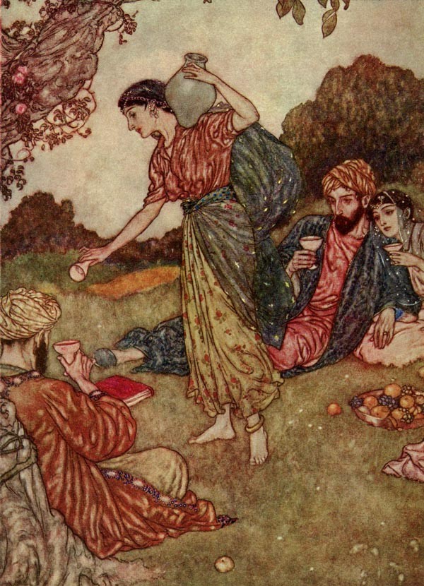 Where I made One, The Rubaiyat of Omar Khayyam by Edmund Dulac