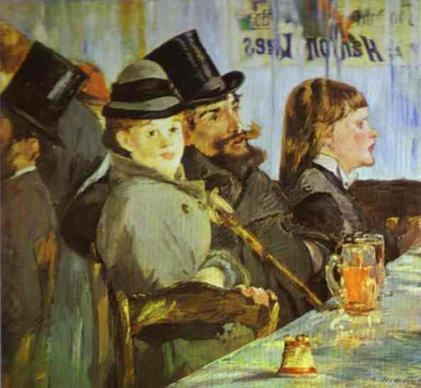 At the Café by Edouard Manet