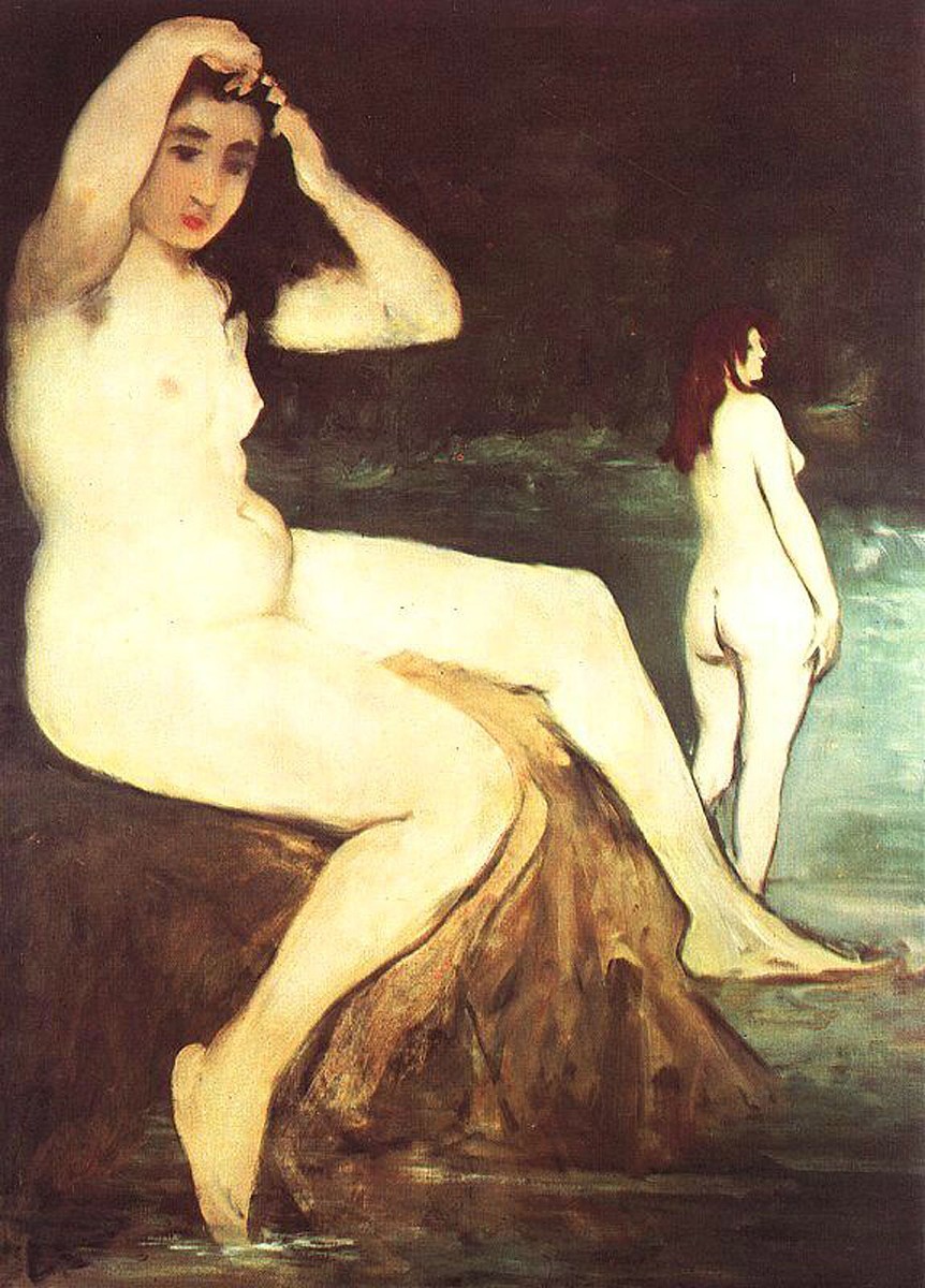 Bathers on the Seine by Edouard Manet