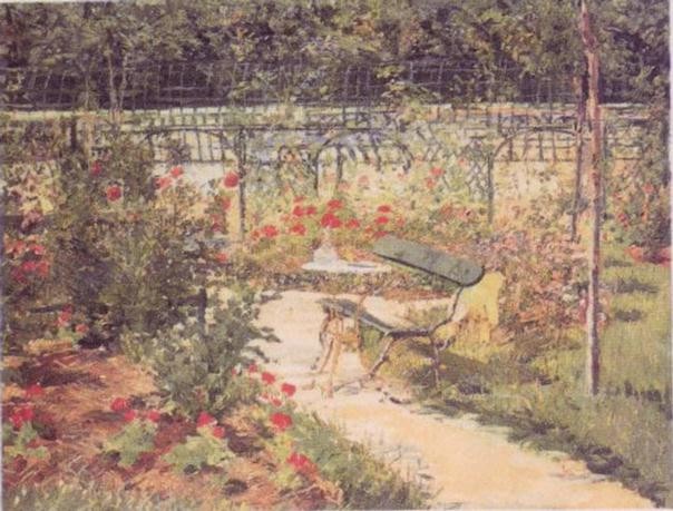 Bench by Edouard Manet