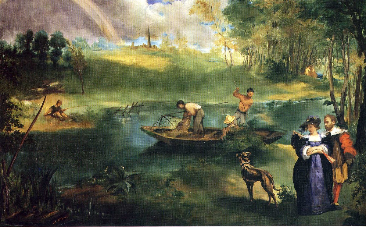 Fishing by Edouard Manet