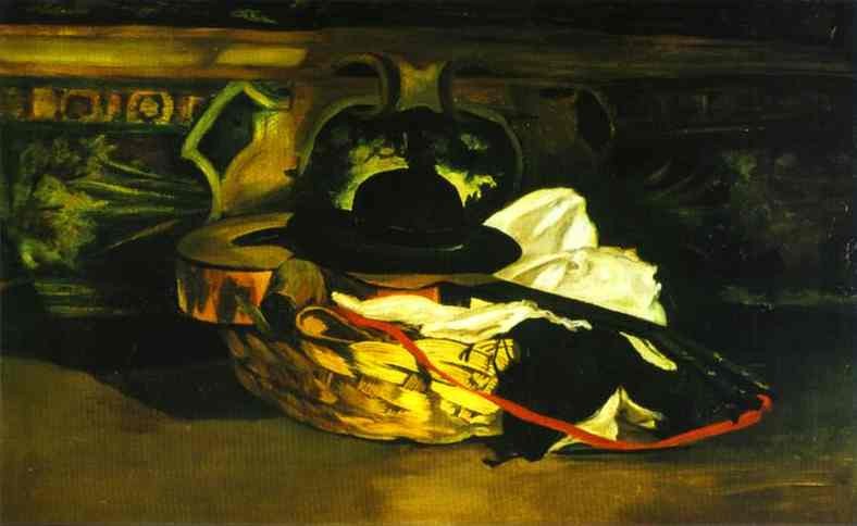 Guitar and Hat by Edouard Manet