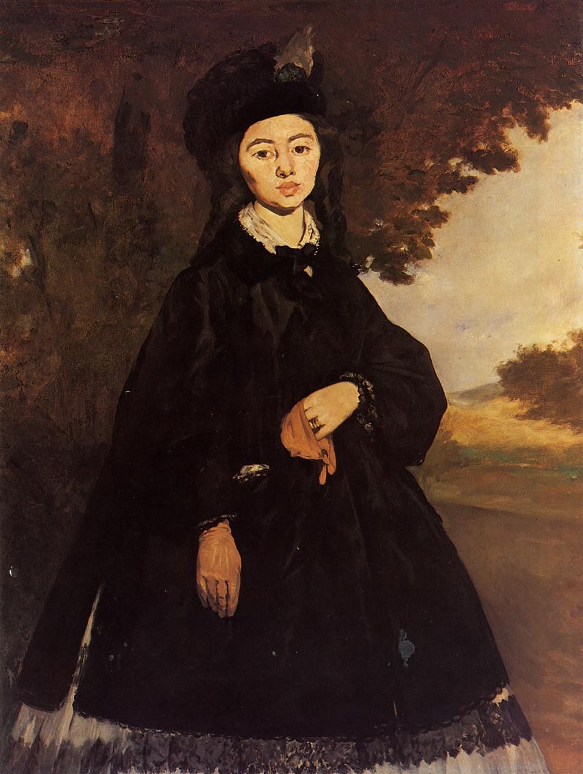 Madame Brunet by Edouard Manet