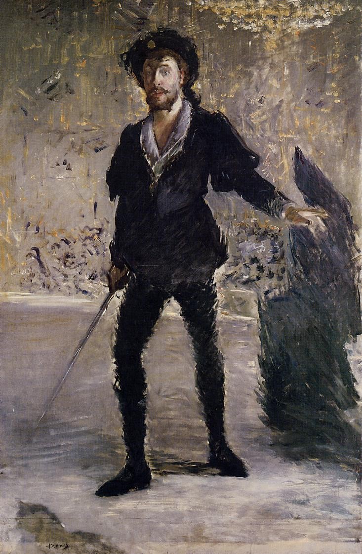 Portrait of Faure as Hamlet by Edouard Manet