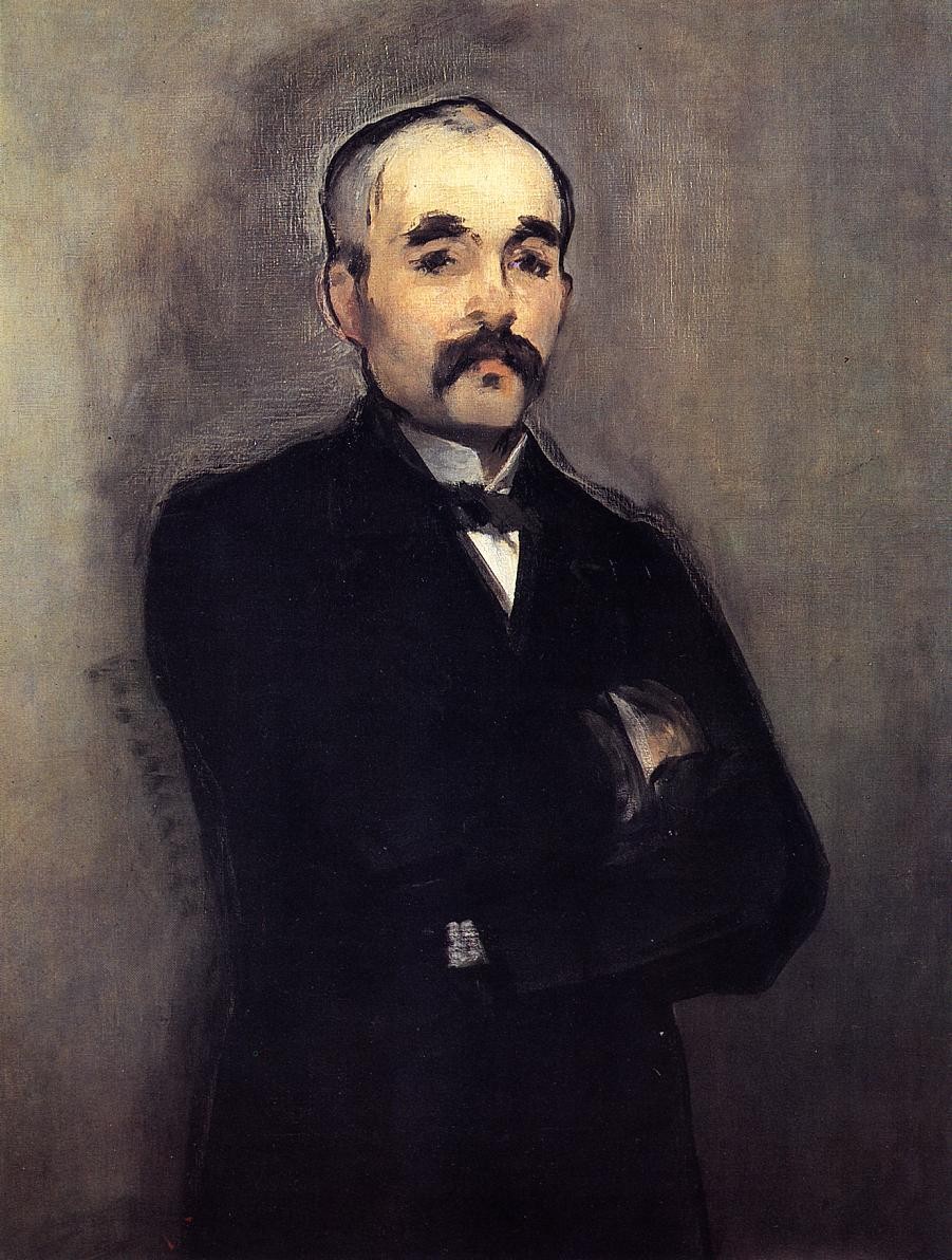 Portrait of Georges Clemenceau by Edouard Manet