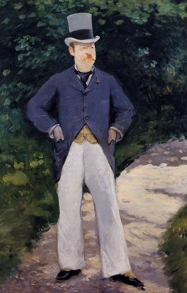 Portrait of Monsieur Brun by Edouard Manet
