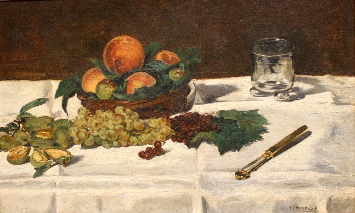 Still Life: Fruits on a Table by Edouard Manet