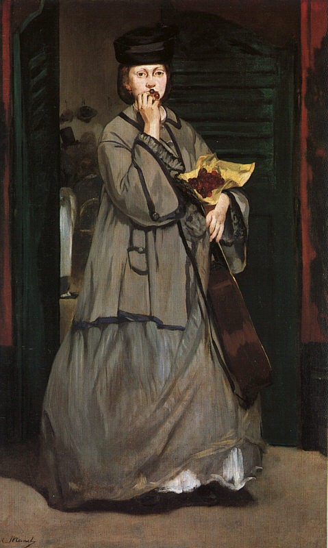 Street Singer by Edouard Manet