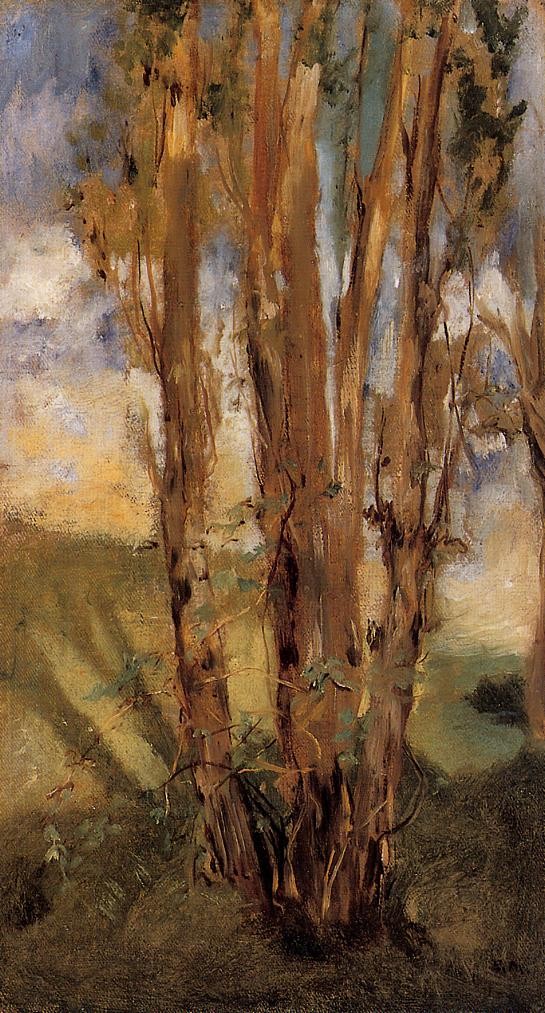 Study of trees by Edouard Manet
