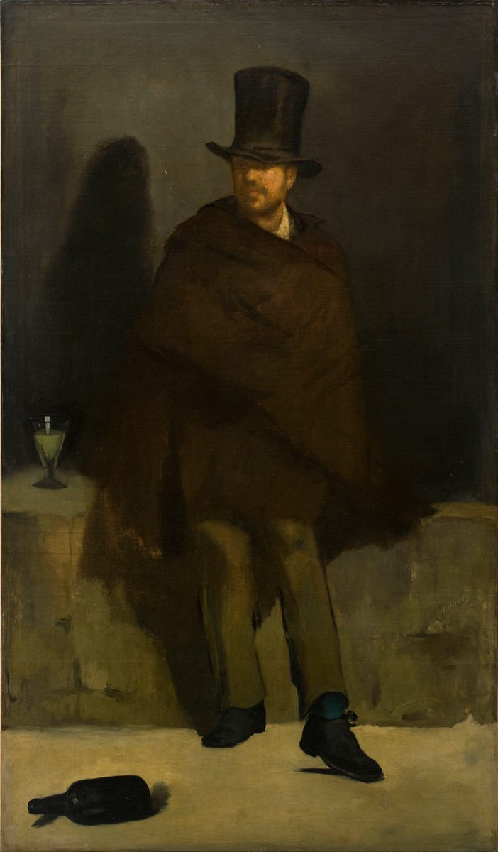 The absinthe drinker by Edouard Manet