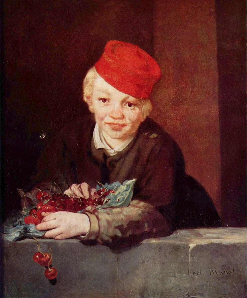 The Boy with Cherries by Edouard Manet