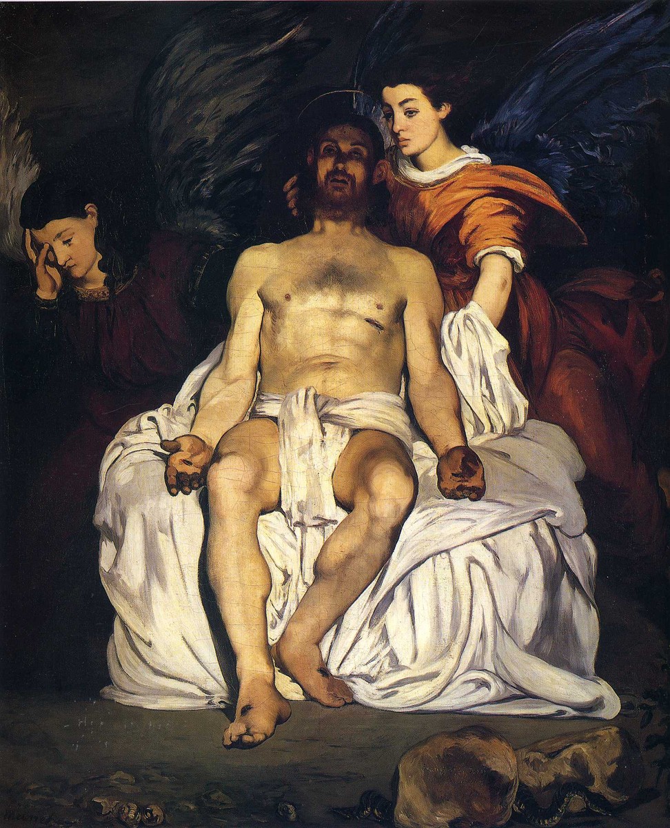 The Dead Christ with Angels by Edouard Manet