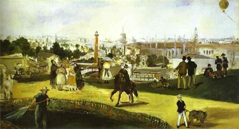 The Exposition Universelle by Edouard Manet