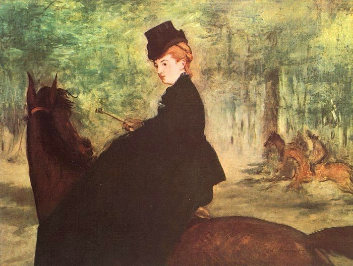 The Horsewoman by Edouard Manet