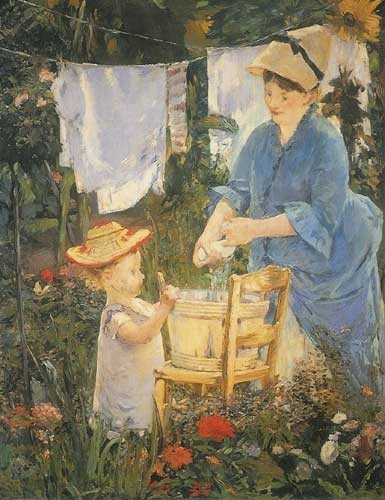 The laundry by Edouard Manet