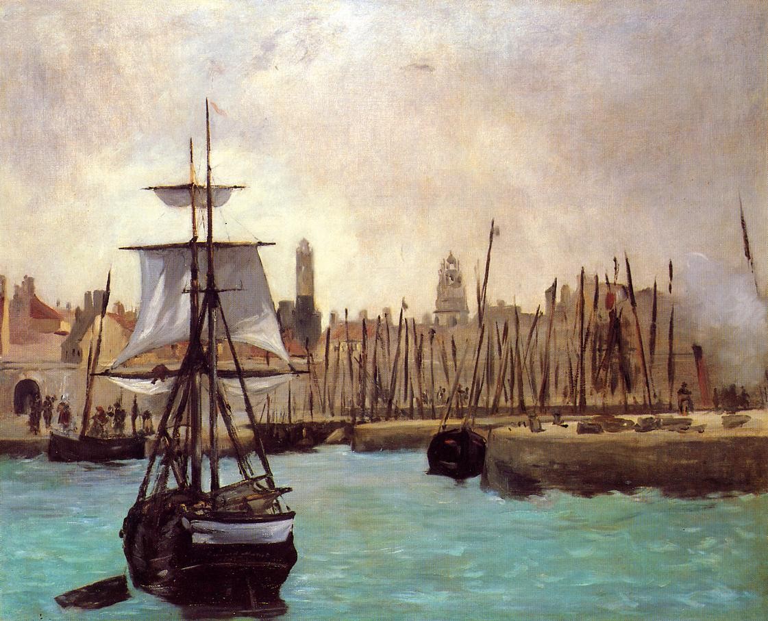 The Port of Bordeaux by Edouard Manet