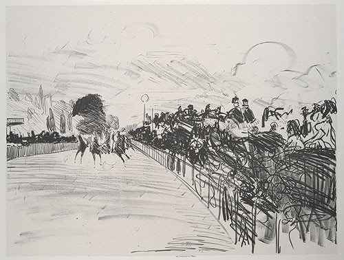 The Races by Edouard Manet