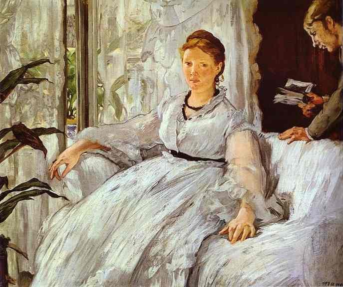 The reading by Edouard Manet