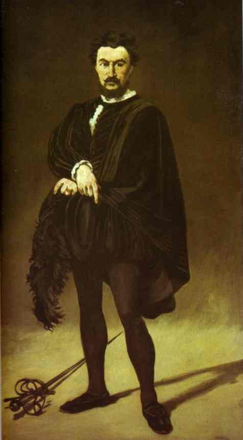 The Tragedian Actor by Edouard Manet