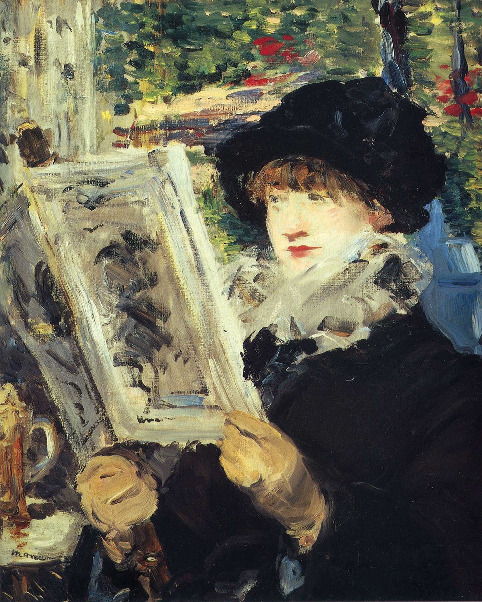 Woman Reading by Edouard Manet