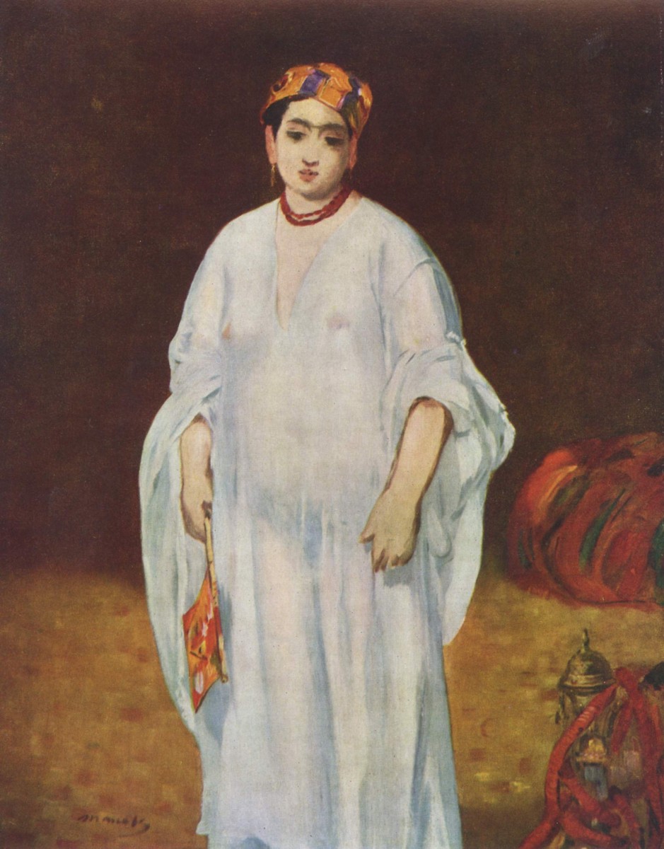 Young Woman in Oriental Garb by Edouard Manet