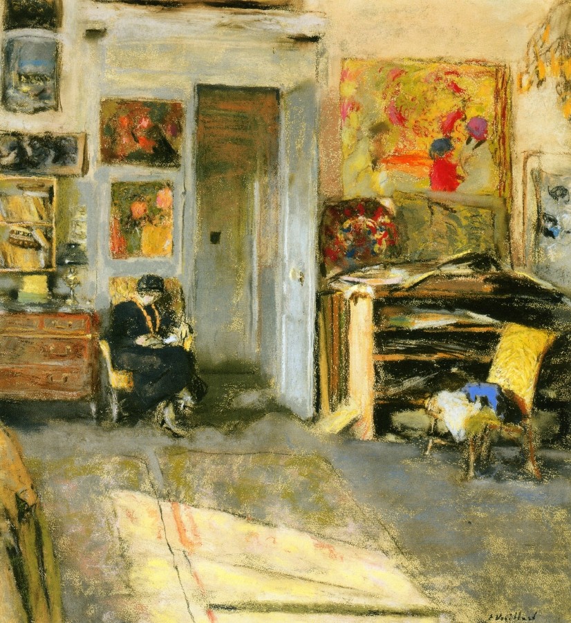 Madame Losse Hessel in Vuillard's Studio by Edouard Vuillard