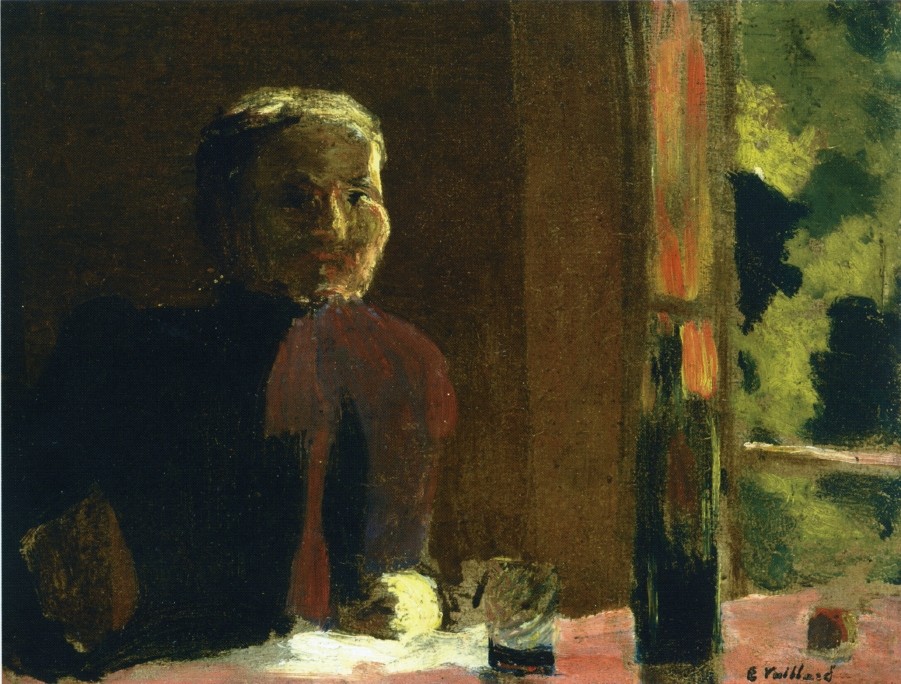 Madame Vuillard at Table by Edouard Vuillard