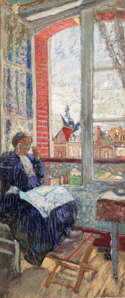 Madame Vuillard at the Hotel by Edouard Vuillard