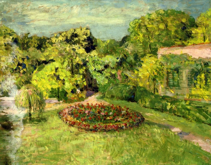 Massif near the house by Edouard Vuillard