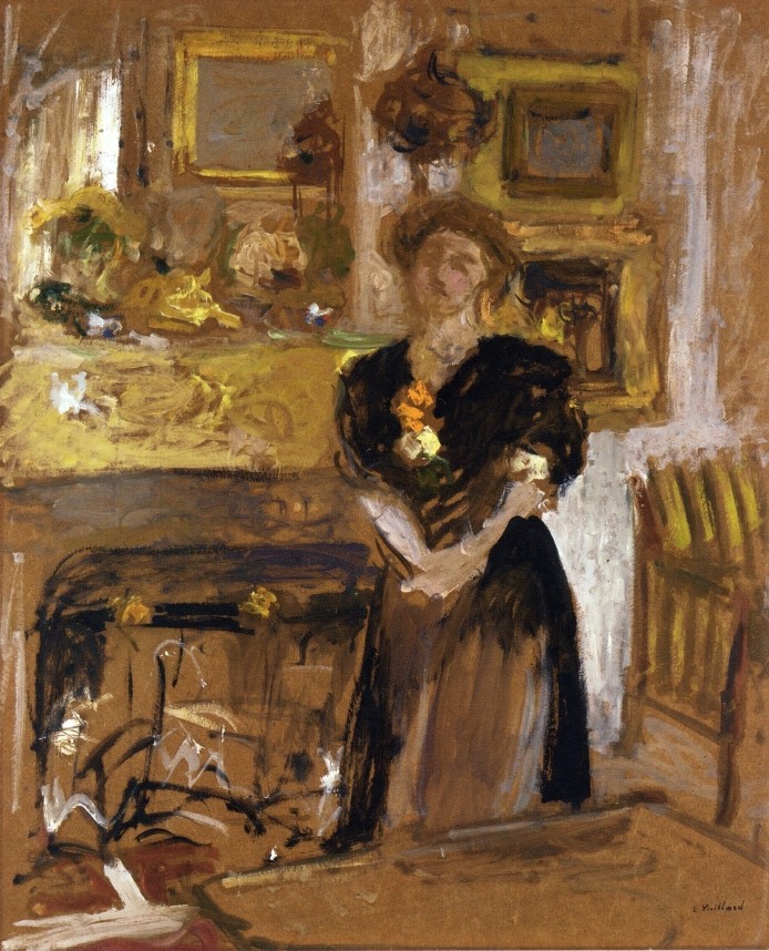 Portrait of Madame Marie des Jardins Fontaine by Edouard Vuillard