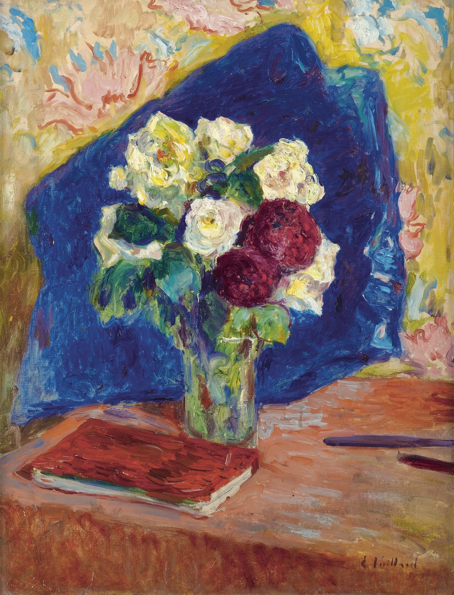 The Bouquet And The Book by Edouard Vuillard