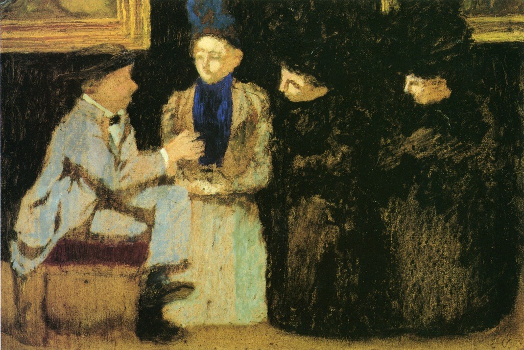 The Discussion by Edouard Vuillard
