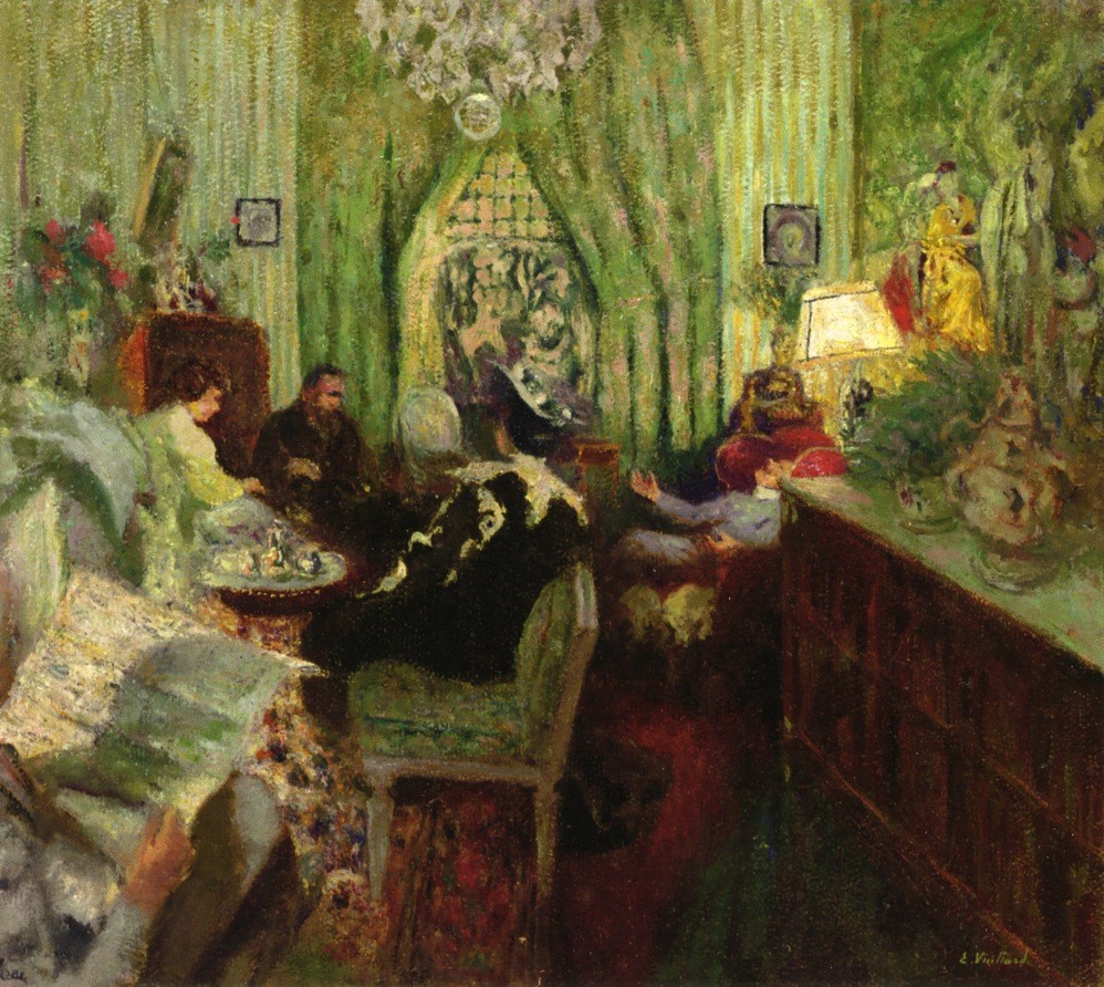 The Salon of Madame Aron by Edouard Vuillard
