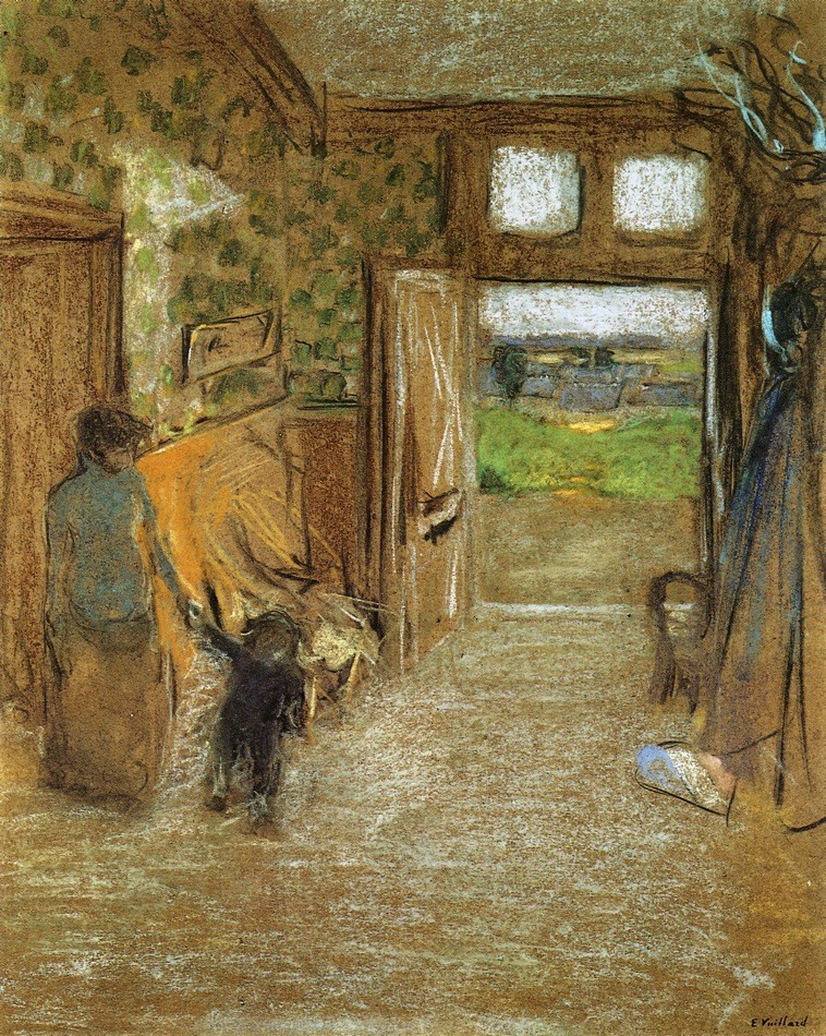 The Vestibule at Saint Jacut de la mer by Edouard Vuillard