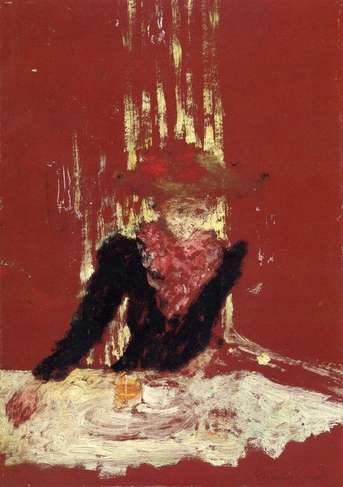 Woman with a Cup of Coffee by Edouard Vuillard