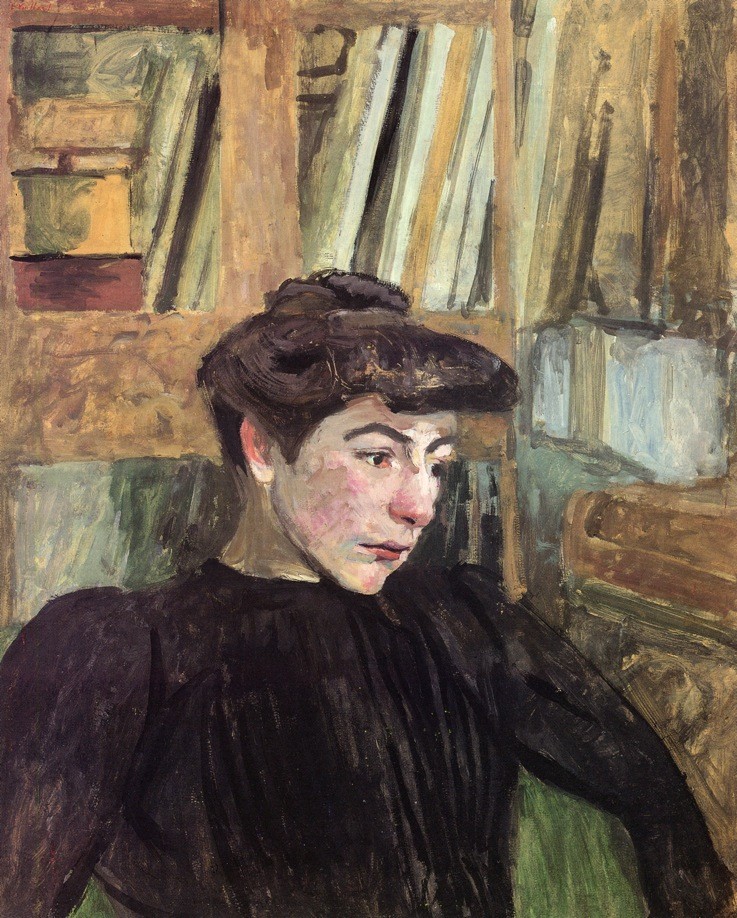 Woman with Black Eyebrows by Edouard Vuillard