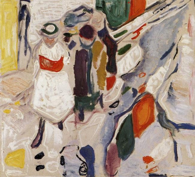 Children in the Street by Edvard Munch