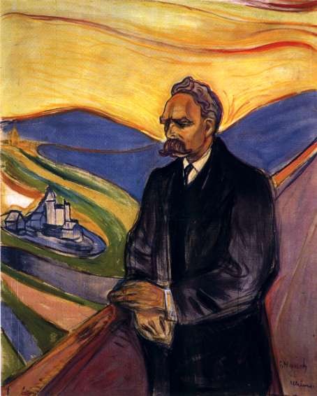 Friedrich Nietzsche by Edvard Munch