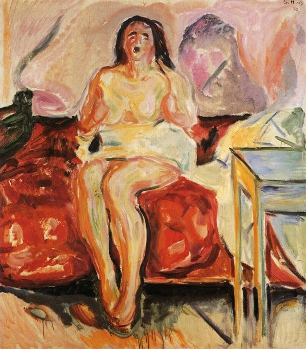 Girl Yawning by Edvard Munch