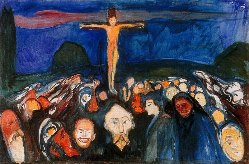 Golgotha by Edvard Munch