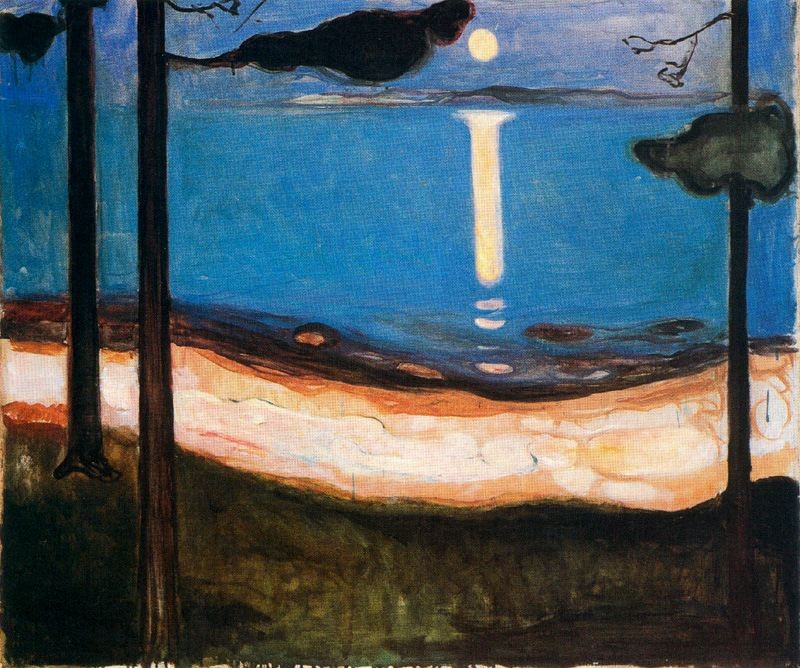Moon Light by Edvard Munch