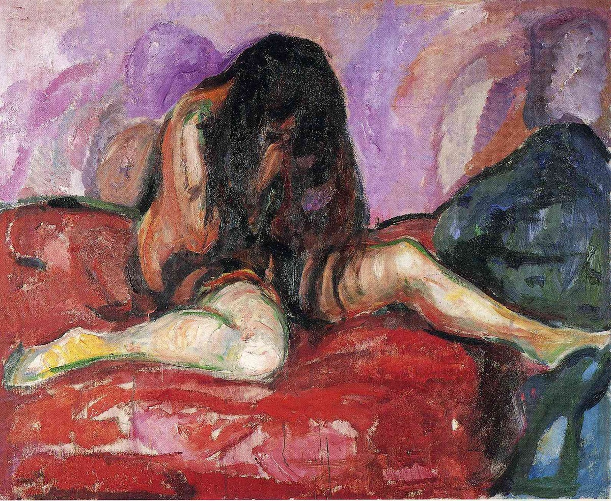 Nude I by Edvard Munch