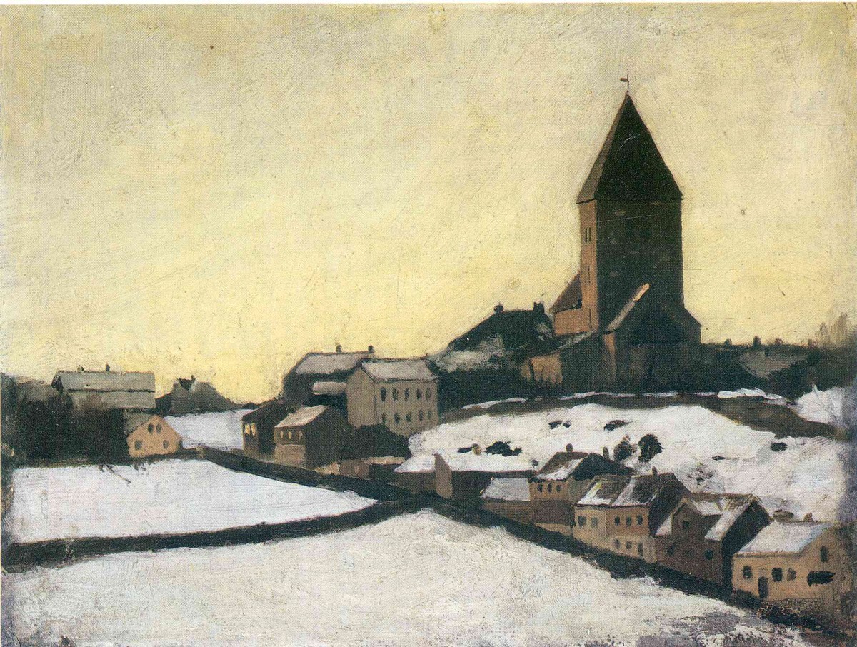 Old Aker Church by Edvard Munch