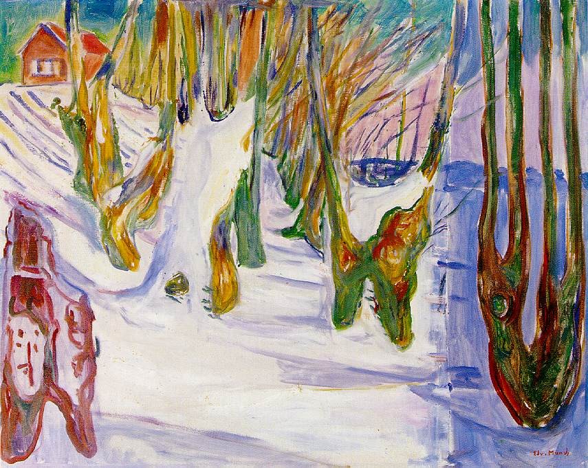 Old Trees by Edvard Munch