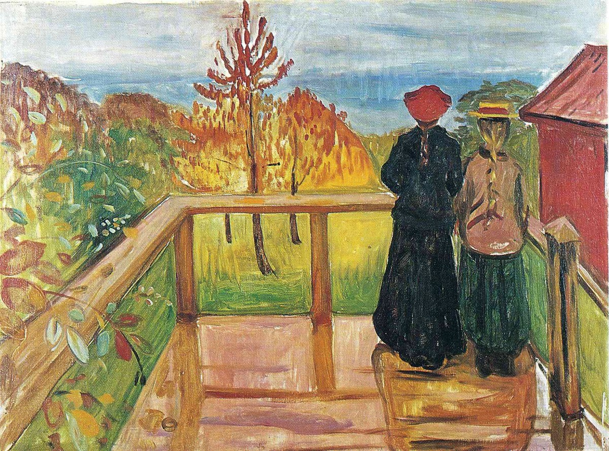 Rain by Edvard Munch