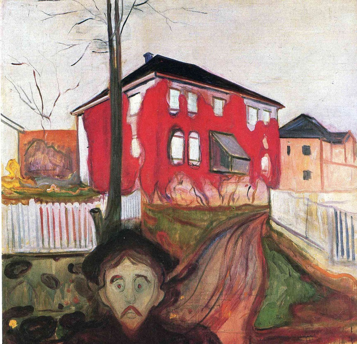 Red Virginia Creeper by Edvard Munch